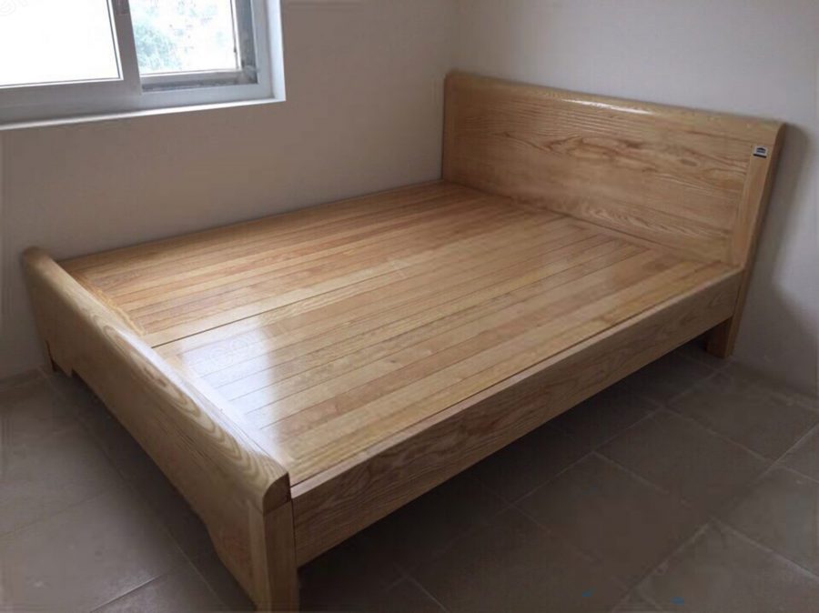 giường gỗ giá rẻ phản sồi Nga